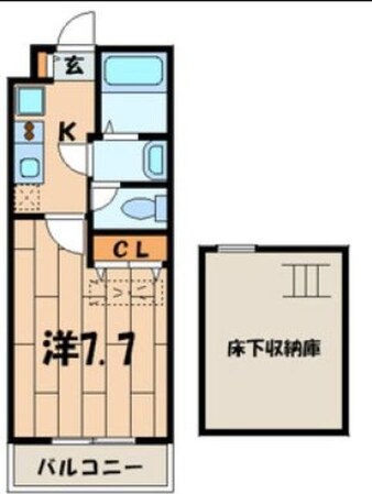 メゾン・ボナールの物件間取画像